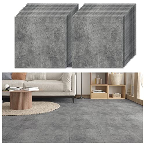 VEELIKE Self Adhesive Floor Tiles - Concrete...