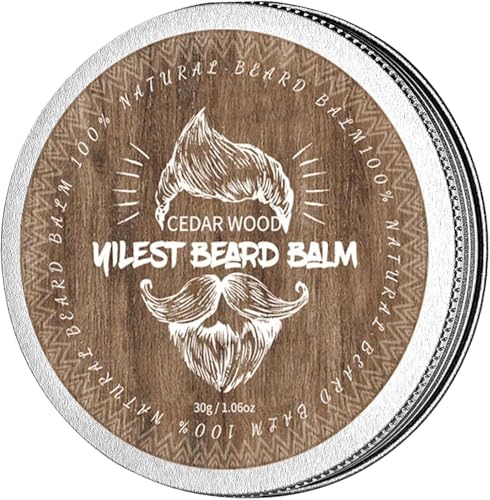 Cire à moustache pour homme, Baume coiffant à tenue forte, Renforce et adoucit barbes et moustaches, Améliore la brillance, pour tous les hommes