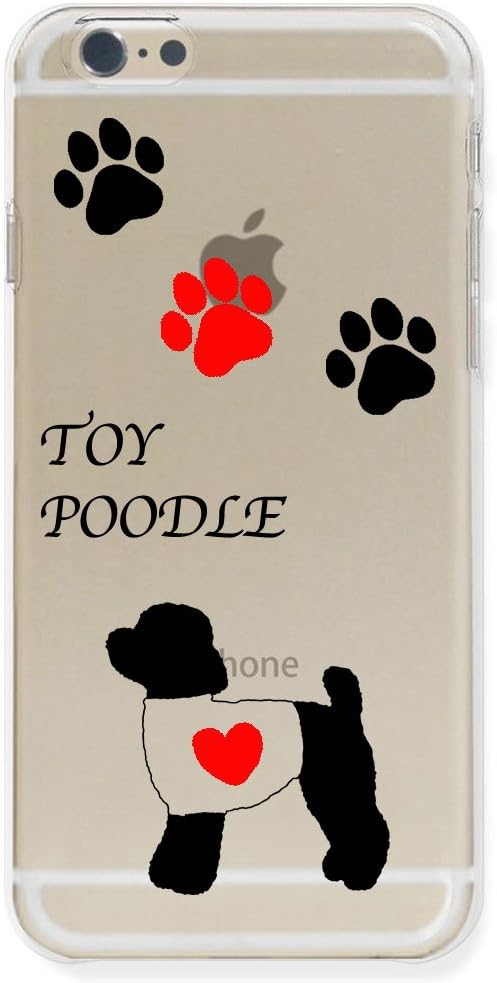 otas iPhone 6s Case Hard Case Polycarbonate Clear Toy Poodle RD 888-52822