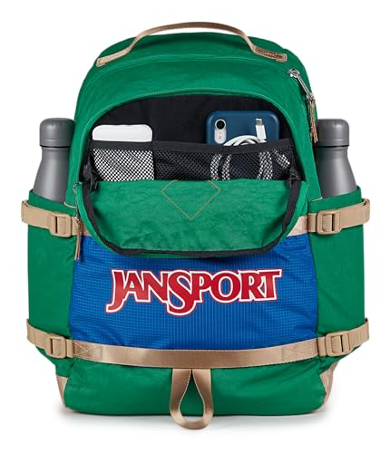 JanSport Small Seattle Pack – Compact Backpack with Main Compartment, Dual Water Bottle Pockets, and Padded Sleeve for 15-Inch Laptop, Jelly Kelly - image 6