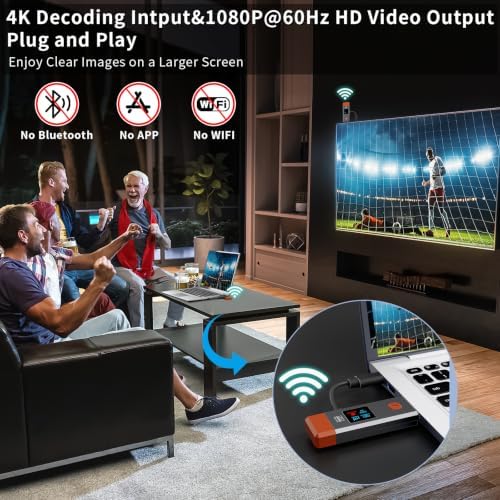 Wireless HDMI Transmitter and Receiver 328ft/100m Extender 1080P Output — view 2