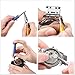 Baban 168 Pcs Watch Repair Kit,Professional Spring Bar Tool Set,Watch Battery Replacement Tool Kit,Larger Adjustable Case Opener,Forceps,Watch Band Link Pin Tool Set with Carrying Case and Instruction