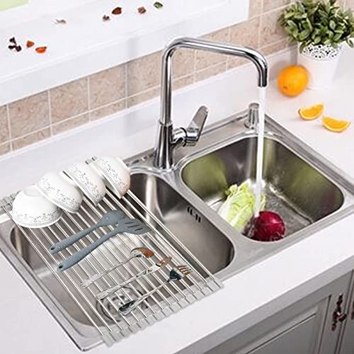 Luohe Hidden Spy Camera - Wifi Hidden Cameras, Over The Sink Multipurpose Roll-Up Dish Drying Rack #TOP5