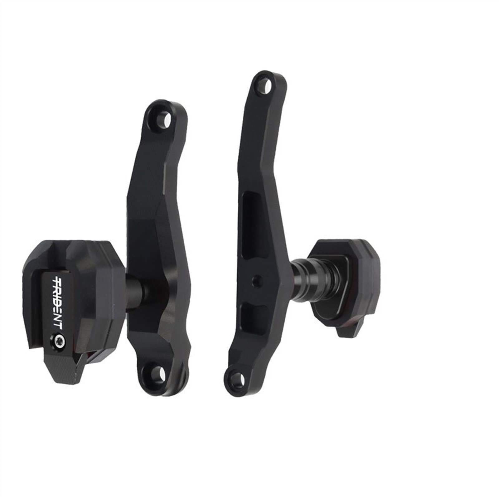 Protección caídas Triumph Trident 660 con topes anticaída negros de alta resistencia