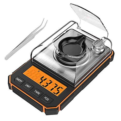 Balança Digital Alta Precisão 0.001g A 50g Aço Inoxidável