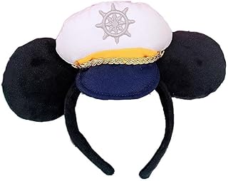 Ranuw Cartoon Stuffed Hairband Women Students Halloween Cosplay Hairband Yacht Hat Shape Headbands Delicate Hair Hoop Headbands For Women Headband Cosplay Party Supplies Headband