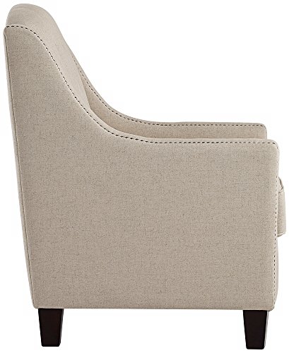 Kensington Hill Tivoli Beige Linen Tufted Armchair - 55 Downing Street #TOP4