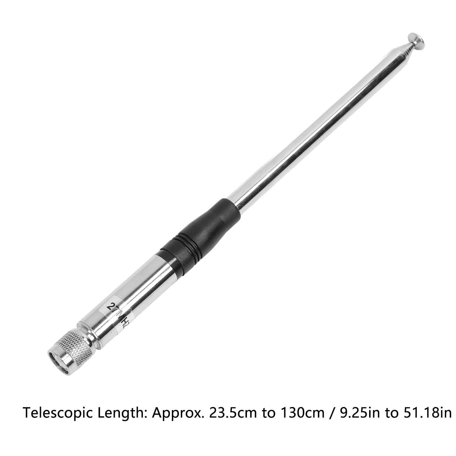 CB Portatile Portatile per President Randy 3, Migliora il Segnale, 27 MHz TNC Maschio, Telescopica, Guadagno 1,8 DBi, Compatibile con la Radio Portatile Escort 72