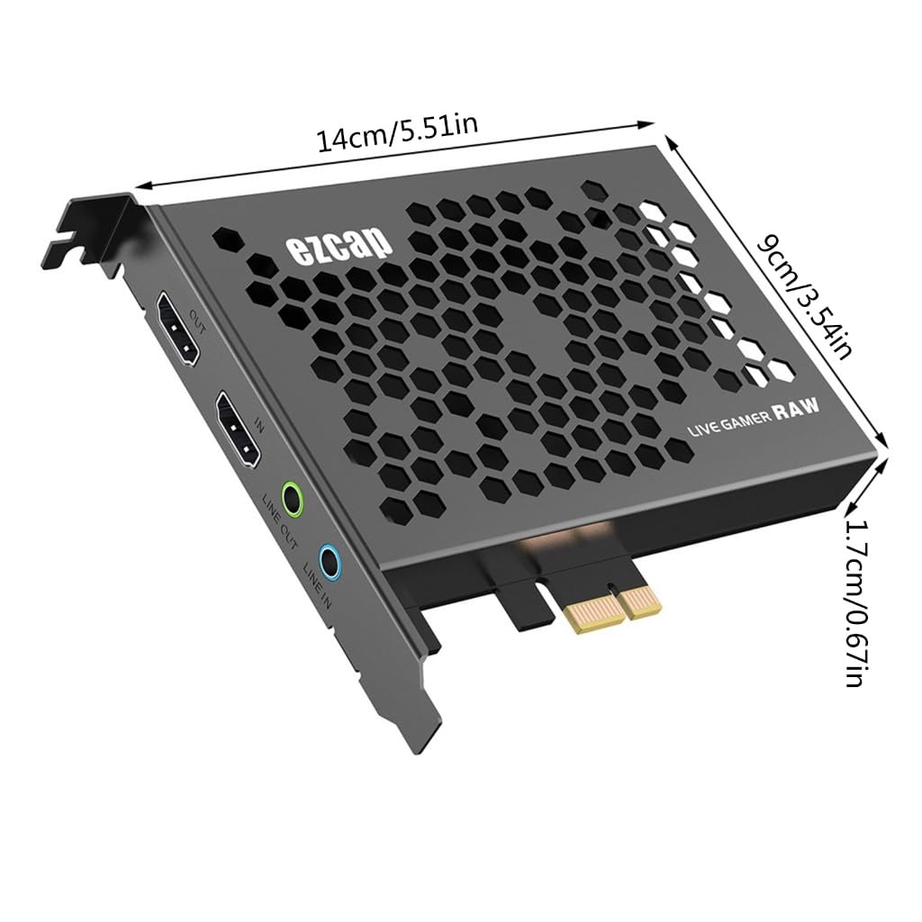 Tarjeta de captura para discos de 2160p, 1440p, 1080p, 720p 1080p120, 4Kp30, 1440p60