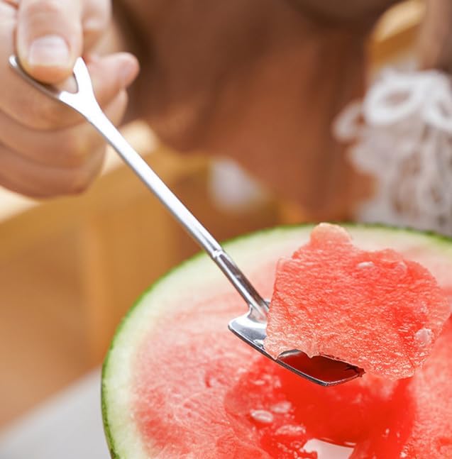 Miniatura 9 de Juego de cucharas de postre, 4 cucharas de acero inoxidable de 6 pulgadas, cuchara de fruta para helado para el hogar, cocina o restaurante (pala de