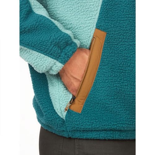 MARMOT Men's Super Aros Fleece Hoody Jacket, Dark Jungle/Blue Agave/Hazel, Small4