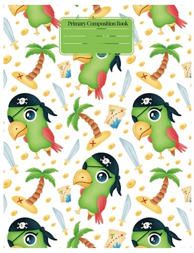 Composition Book for Early Learners: K-2 Notebook perfect for writing with dotted midlines