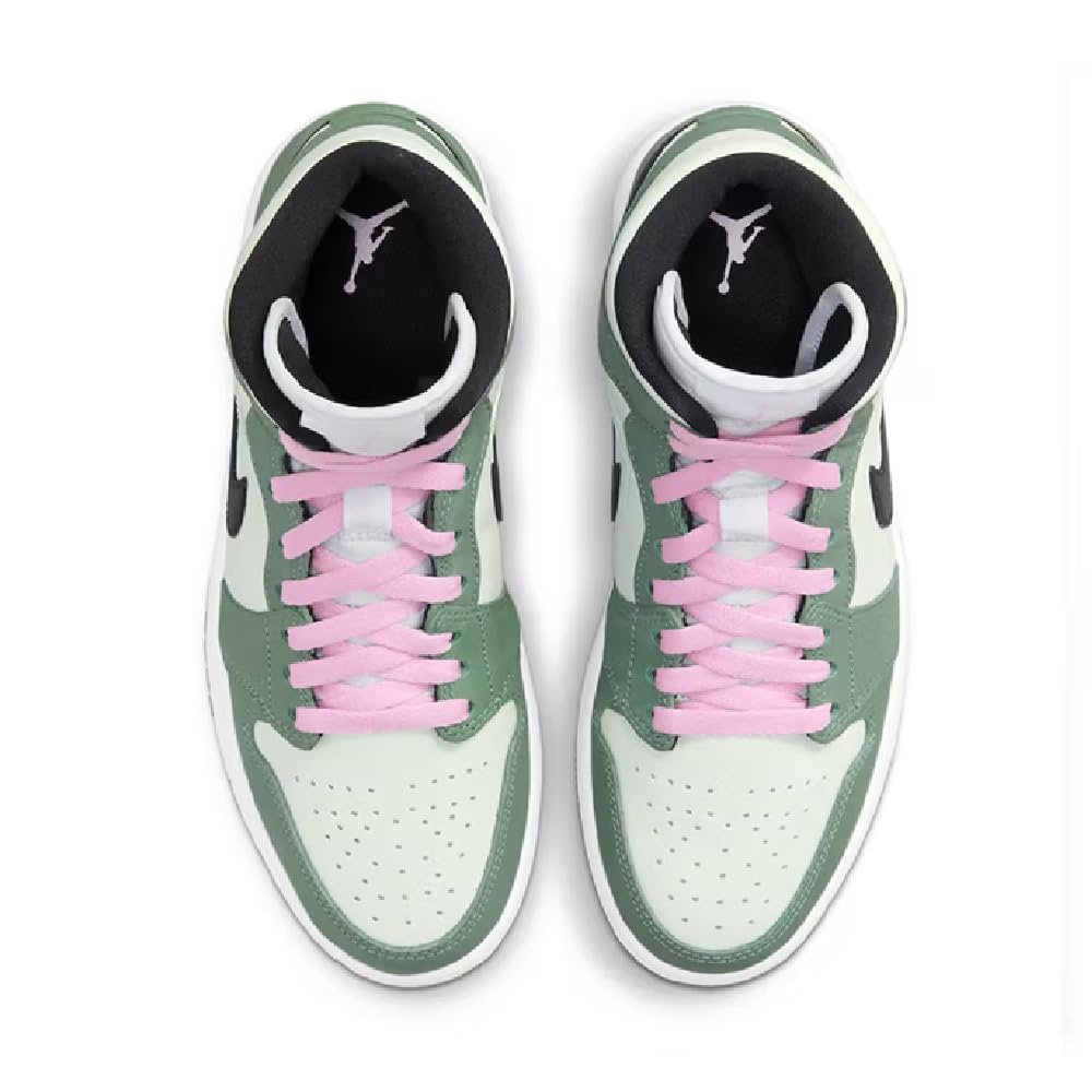Jordan Mujeres WMNS Air Jordan 1 Mid SE CZ0774 300 Verde Holandés - Talla, Verde Holandés/Negro-apenas Verde, 38 EU