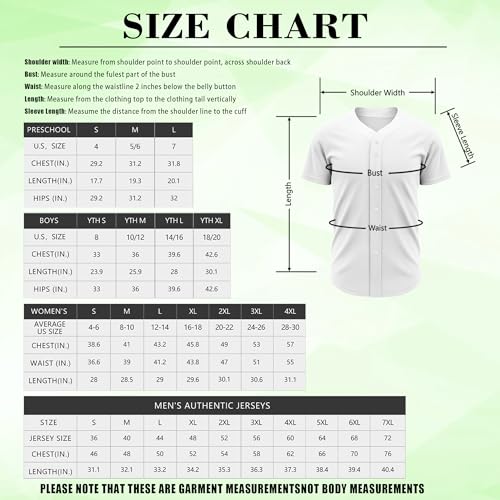 Custom Baseball Jersey Personalized Stitched or Printed Team Name Number Logo Uniform Button Down Shirts for Men Women Boys miniatura 3