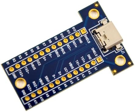 USB Type C Female Receptacle Breakout Board v2.0