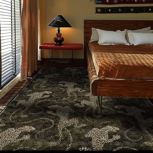 Tapete Decorativo Animal Print Para Dormitorio 4x5 ft