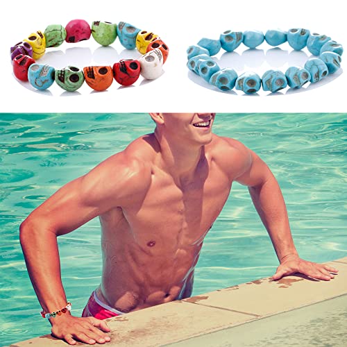 Beaded Bracelets Bracelets for Men Women His and Hers Couples Bracelets Elastic Adjustable Mens Bracelet3