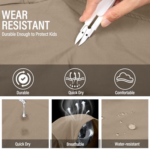 Image of Kids Boys Snow Pants,Youth Outdoor Hiking Fleece Lined Soft Shell Ski Windproof Camping Insulated Pants