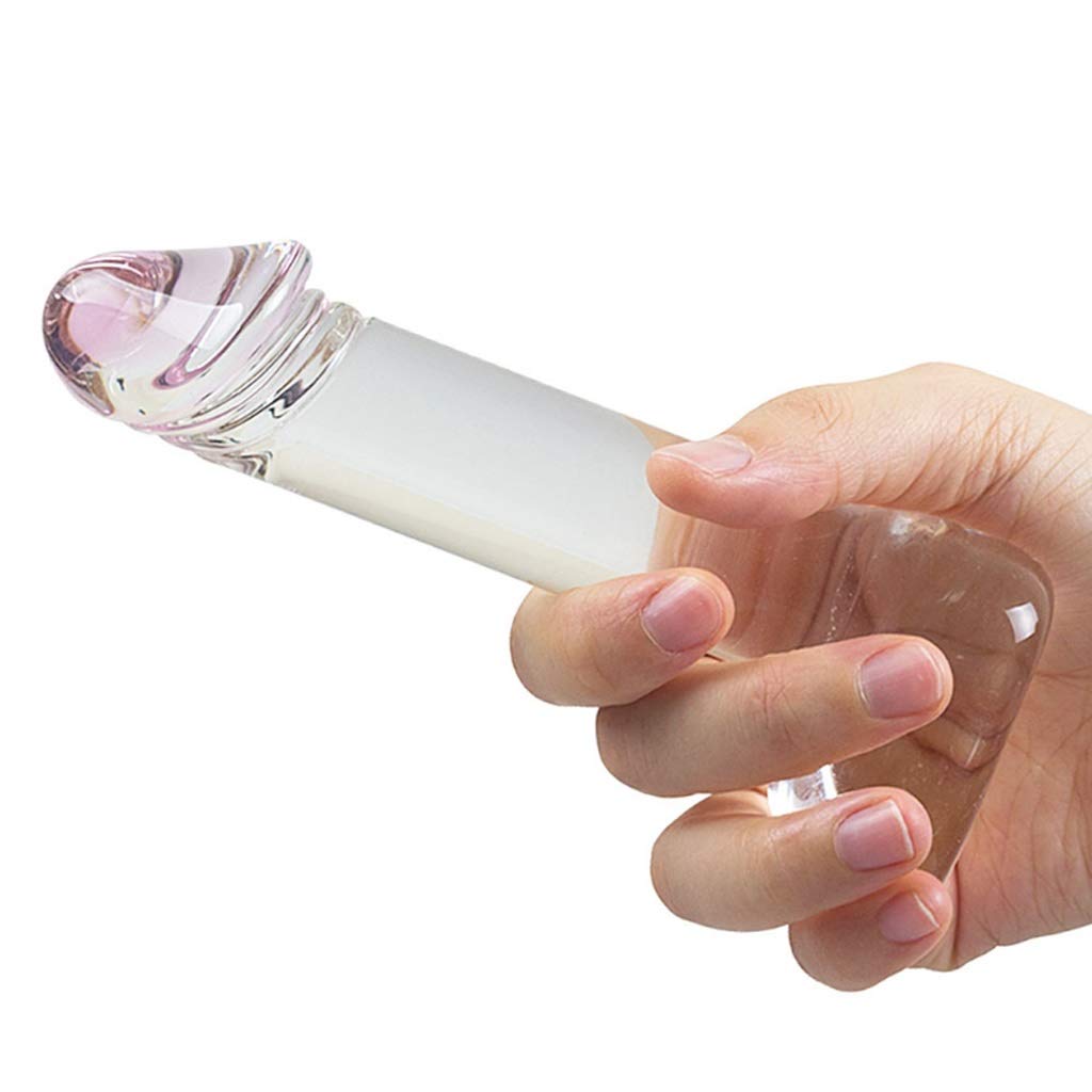 WRZHL 15.5cm Transparent Glass Dilldo Wand Love Toy Crystal Massage-r Stick for Women Cold and Hot Play T-Shirt Sunglasses : Amazon.co.uk: Health & Personal Care