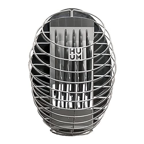 HUUM Drop 4.5 kW Sauna Heater with UKU WiFi Control- Black, 121 pounds of Rounded Olivine Diabase Stones Included (Recommended for saunas Between 106-247 cu ft.) - Thumbnail 5
