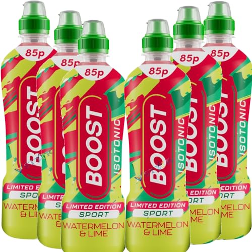 Boost Limited Edition Isotonic Sport Watermelon & Lime Energy Drink PM 500ml (6)