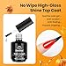 Beetles 2 Pcs 15ml No Wipe Gel Top Coat and Base Coat Set - Shine Finish and Long Lasting, Soak Off LED Nail Lamp Gel Base Top Coat Finish Nail Art Design Manicure Gifts for Women