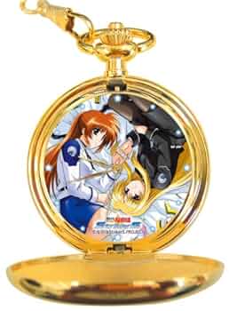 売れました。魔法少女リリカルなのはの掛け時計 メタリックなデザインで個性的！『魔法少女リリカルなのは』から