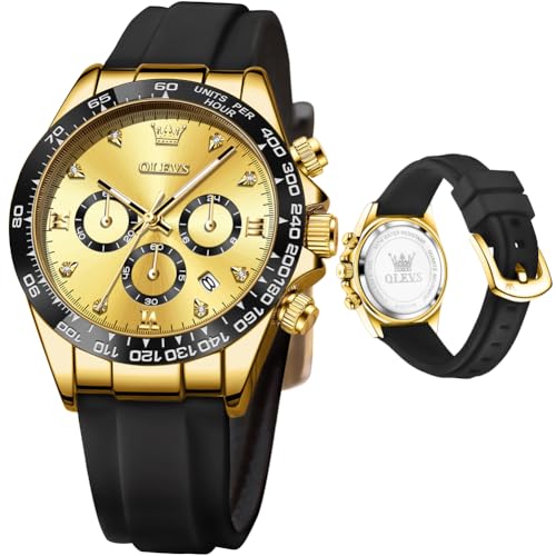 Image of OLEVS Luxury Diamond Small Female Watches - Stainless Steel Bracelet, Waterproof Business Dress Analog Luminous Date Ladies Watches