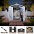 8X6 FT Outdoor Storage Shed, Metal Garden Shed - Tool Storage Sheds with Lockable Doors, Waterproof Outside Storage Building for Backyard, Patio (Black; Floor Not Included)