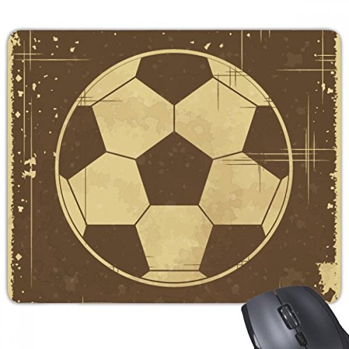 Tapis de souris football noir beatChong anti-dérapant pour bureau de jeu