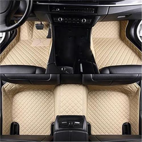 Tapis de sol de voiture anti-saleté beige pour Mercedes Classe E W212