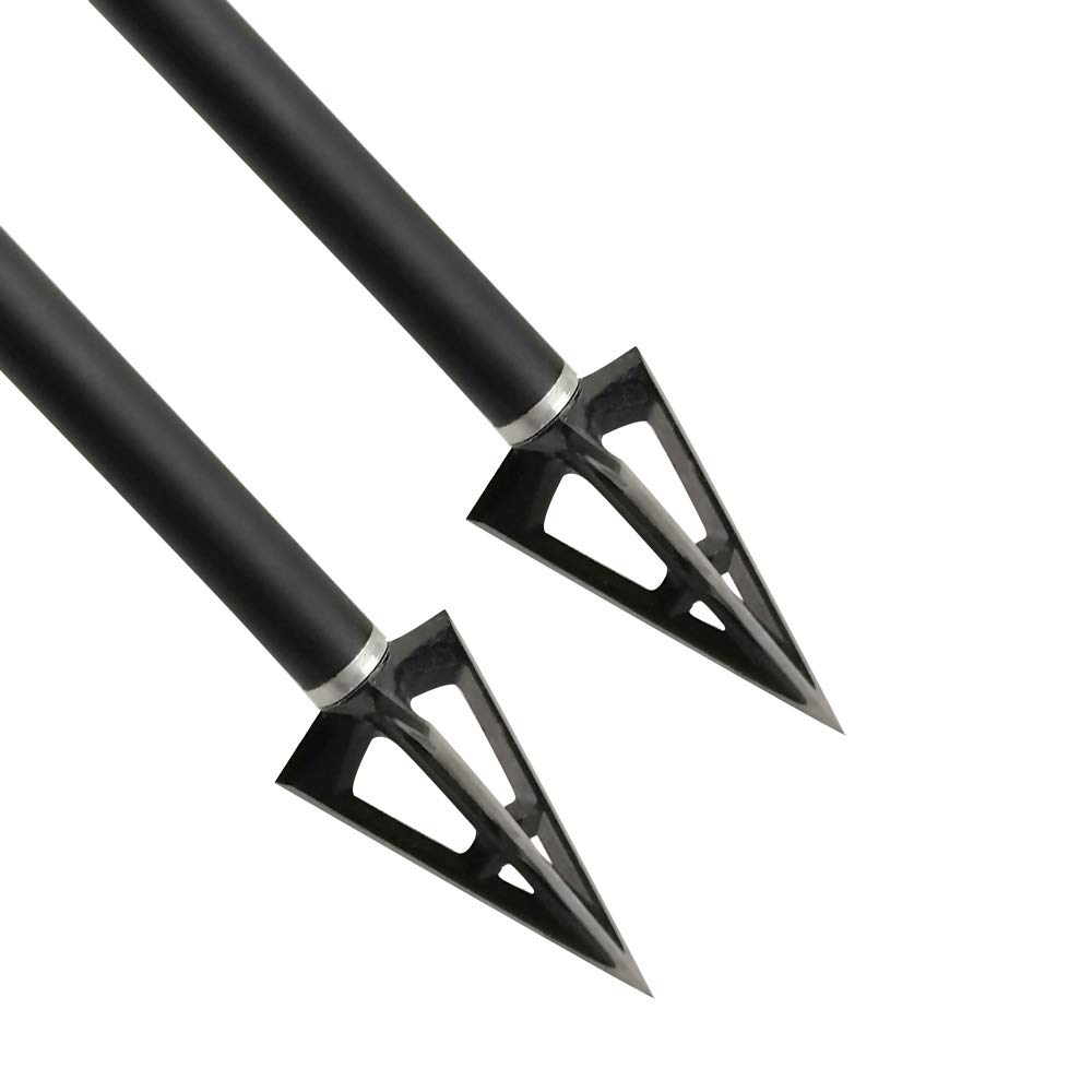 6pcs Punte da Caccia tiro con L'Arco 100Grain Punte di Freccia Punti frecce per Arco ricurvo Composto Freccia da Caccia