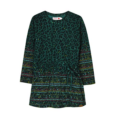 Preisvergleich Produktbild Boboli Mädchen 466039 Kleid, Grün (Flaschengrün 4430), 7 Jahre