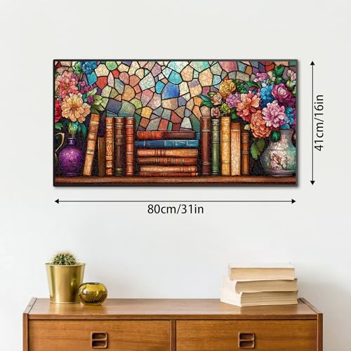 VAIIEYO Book Jigsaw Puzzles for Adults 1000, Flower Jigsaw Puzzles, Puzzles for Adults Fun & Challenging Colorful Puzzles - Image 4