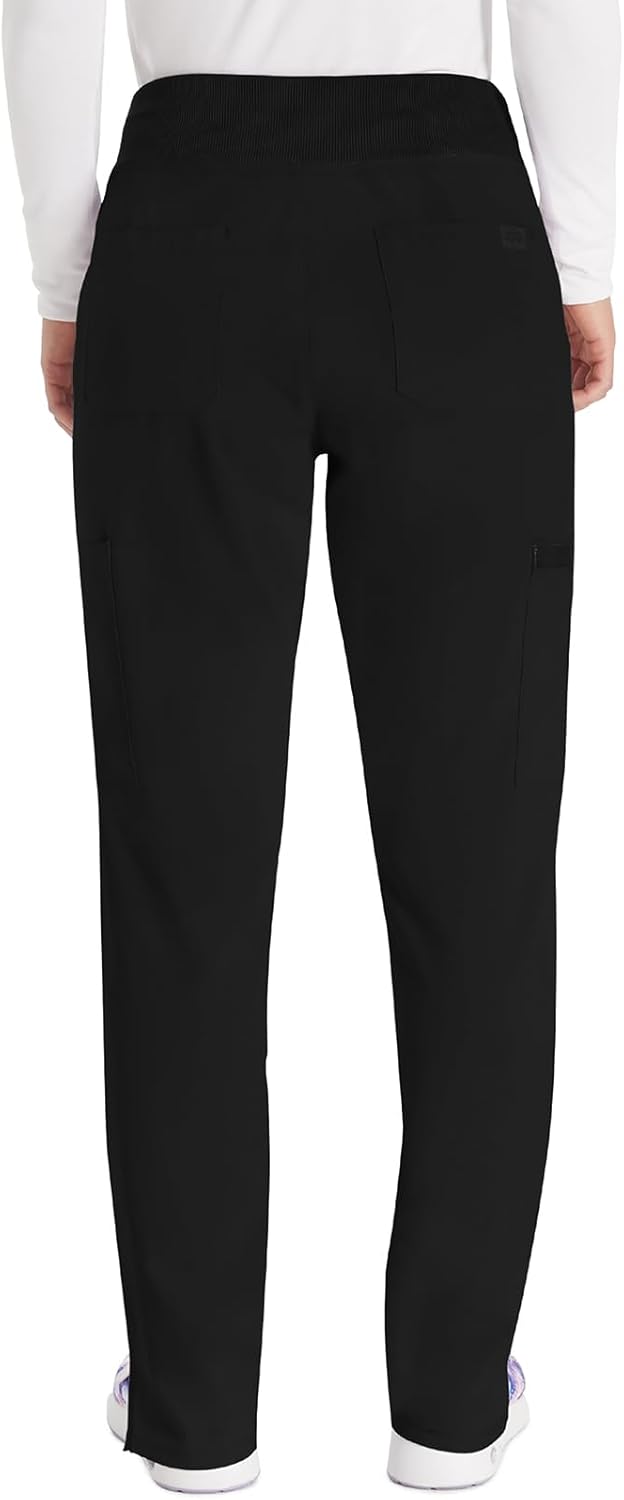 EDS Essentials Scrubs for Women, Yoga-Inspired Pull-On Pant with Four-Way Stretch and Moisture Wicking DK005 - Image 5