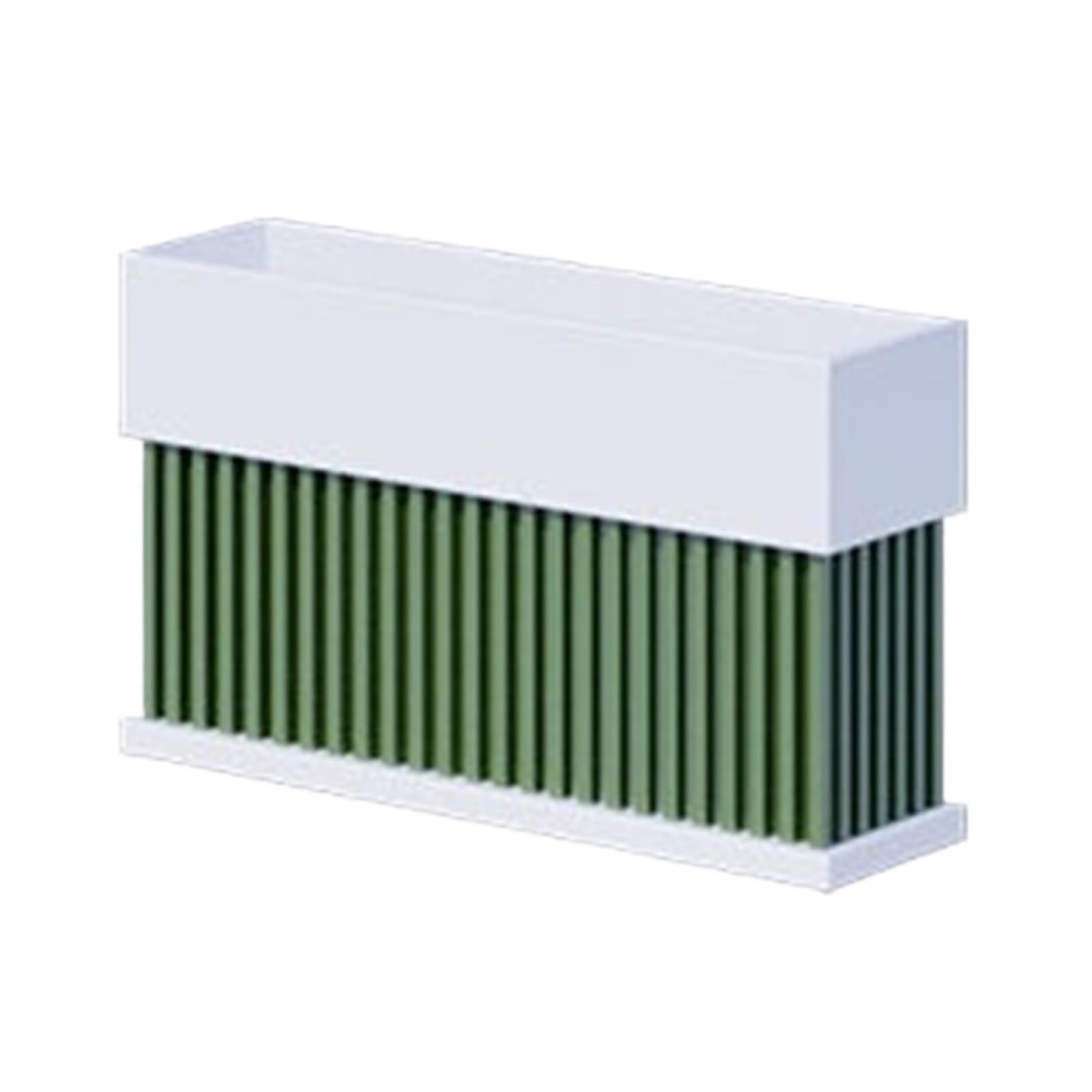 Pq7hKv2wD garden trough planters Outdoor Planter Box Flower Trough Landscape Partition(XS)