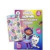 Anila's Gabby's Dollhouse Colouring & Activity Book, 24 Pages (48 Sides) with 100+ Reusable Stickers, Plus Extra Sticker Sheet, 29.7 x 21 cm.