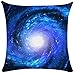 WEIANG, Federa per Cuscino Double Face con Pianeta Spaziale e Galassia, Dimensioni 50 x 50 cm 09