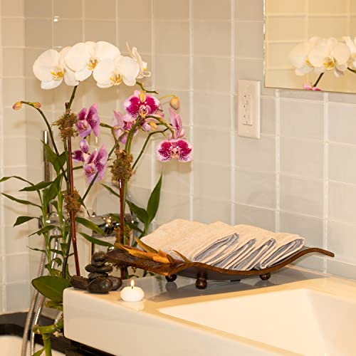 Mosobam 700 Gsm Luxury Bamboo Viscose 12Pc Extra Large Bathroom Set, Light Grey, 4 Bath Towels Sheets 35X70 4 Hand Towels 16X30 4 Face Washcloths 13X13, Turkish Towel Sets, Quick Dry, Gray #TOP7