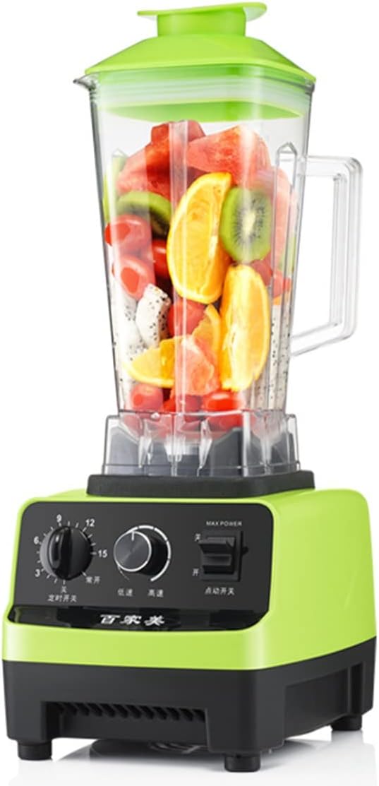 Multifunctional mixer Stainless Steel Blades 2L Jar Ice Crusher, Chopper, Coffee Grinder & Smoothie Maker 1500w Smoothie machine Soymilk machine Juice machine blender Powder blender(Red without timing