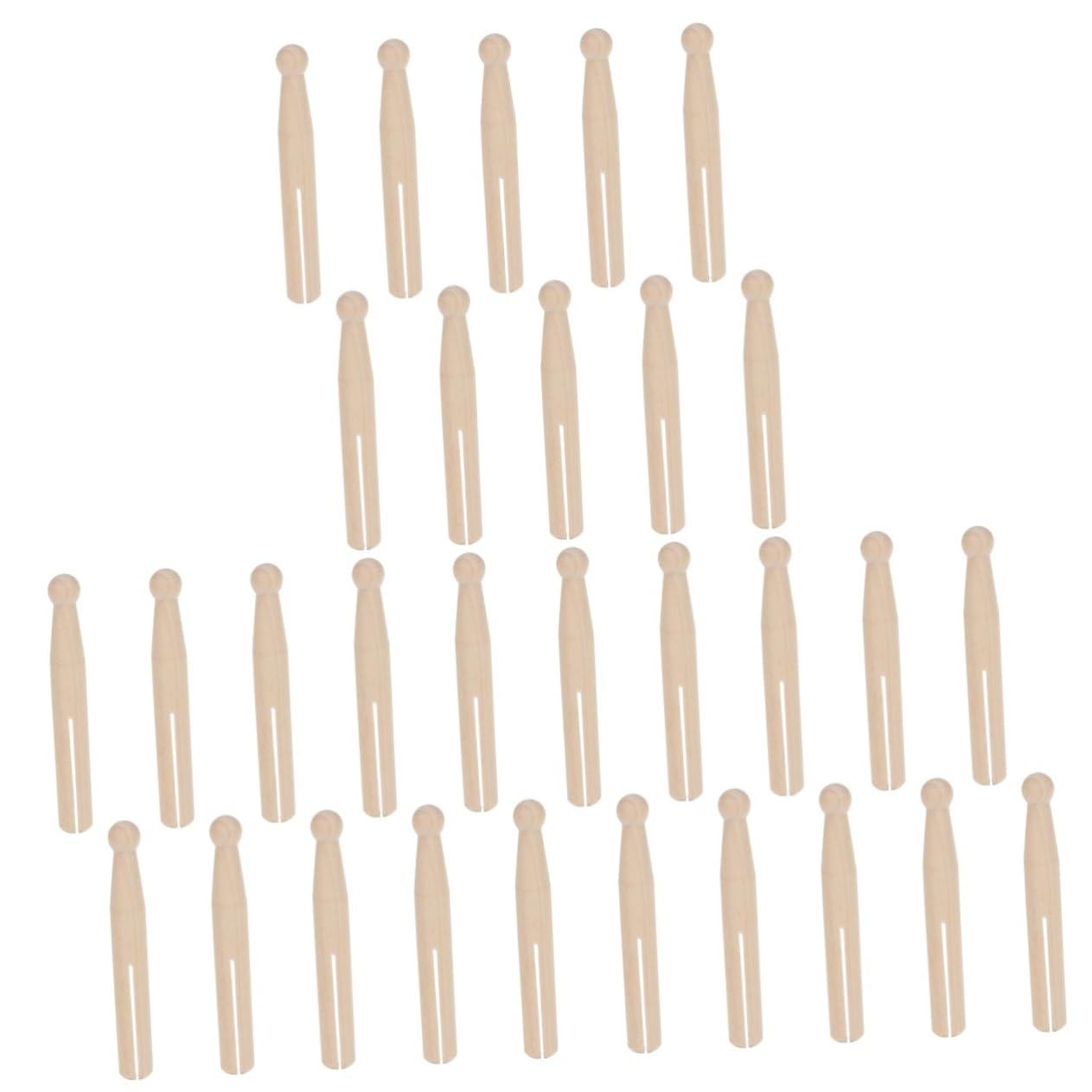 SOLUSTRE 3sets Food Bag Seal Clip Wood Decorative Snack Bag Sealing Clamp 10pcs*3