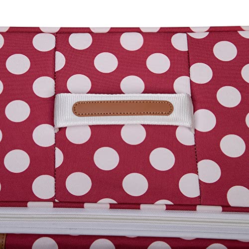 it luggage Summer Spots 4 piece Softside 8 Wheel Lightweight Set, Red, 4 Piece Set2