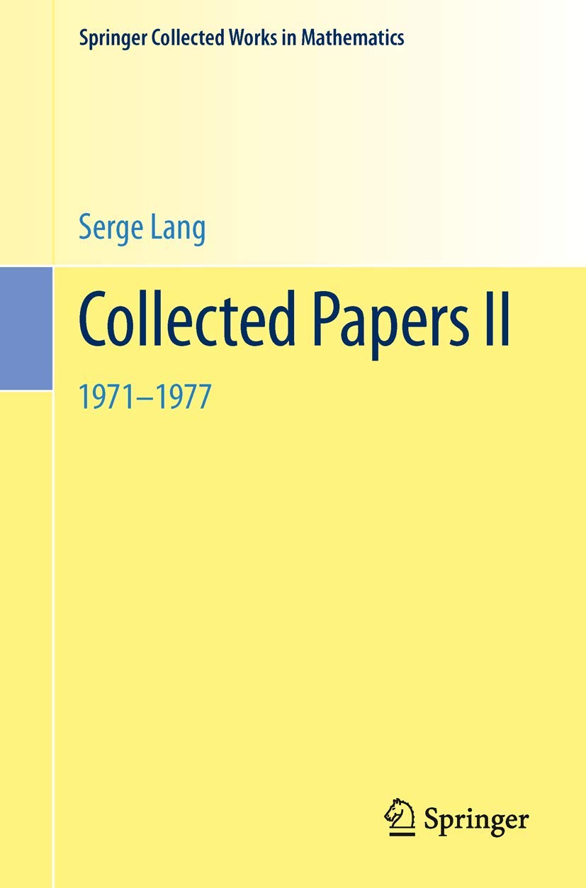 Collected Papers II: v. 2: 1971-1977