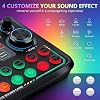Podcast Equipment Bundle for 2: Voice Changer, Sound Card Mixer & DJ Set – Streaming Mic Kit, Condenser Mics – Singing, Gaming, YouTube, TikTok (Alternative to Focusrite Scarlett 2i2) #2