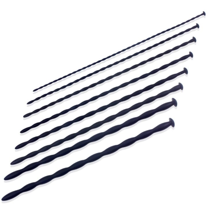 Image of 8PCS Silicone Soft Urethra Extra Long Catheter Urethra Plug Manual Masturbation Orgasm Device for Men 3 /4 /5 /6 /7 /8 /9 /10mm