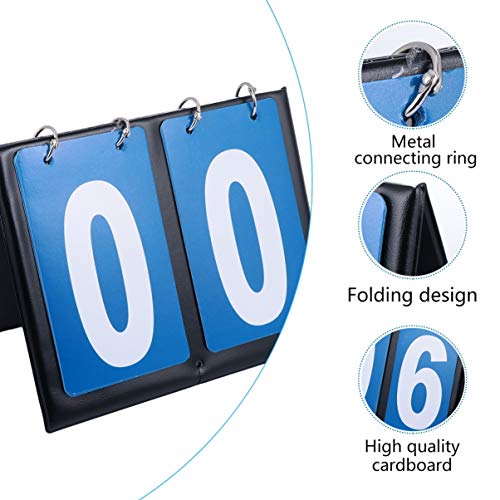 BESPORTBLE – Suporte de pontuação para mesa de basquete e vôlei (azul)