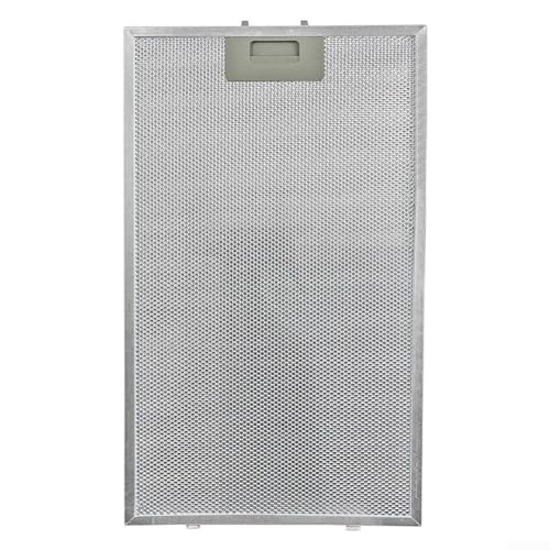 Filtre de hotte efficace en maille métallique pour grille d'aération de hotte - Installation facile - 460 x 260 mm