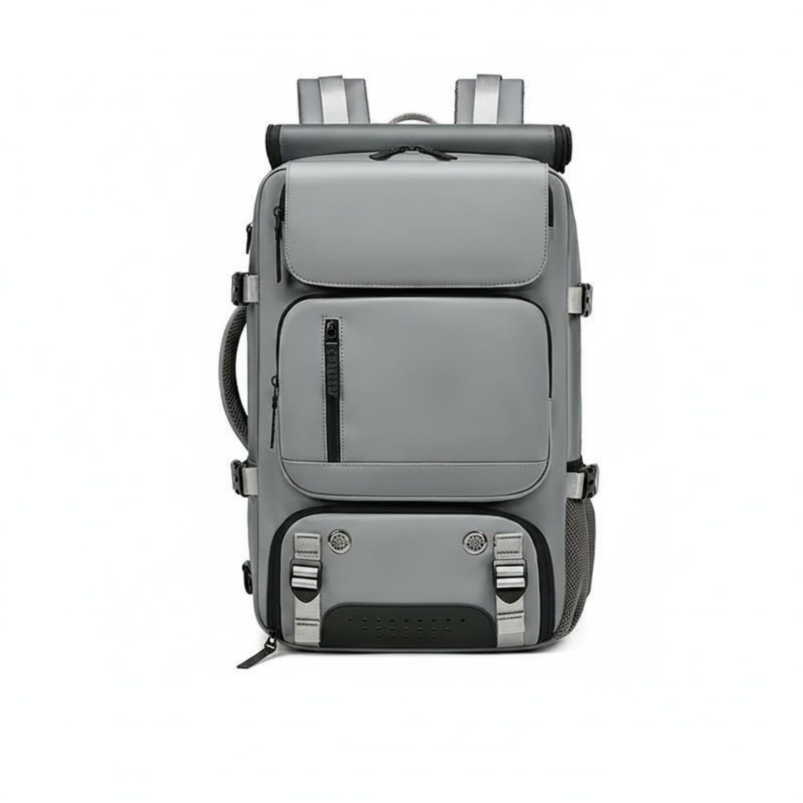 Merishopp Gym Bag with Shoe Compartment Convertible Carry Styles Backpack with Shoe Compartment Multiple Pockets Large Capacity Backpack for Men, Outdoor, Dark Gray | Sporting Goods-picture-31