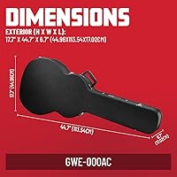Vista 47 de Funda para guitarra acústica de Gator, G-PG Acoustic Pro Go Series