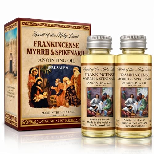 Biblical Frankincense Myrrh & Spikenard Anointing Oil from Jerusalem 2